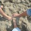 Pėdos smėlyje | Feet in the sand