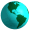Smilies with a globe
