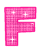 The letters and signs