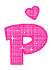 The letters and signs