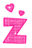 The letters and signs